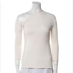 Rosie Assoulin Cream Knit Top